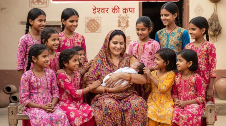 হরিয়ানায় ১০ কন্যার পর অবশেষে পুত্রসন্তানের জন্ম, ‘দিলখুশ’ নাম রাখল দিদিরাই